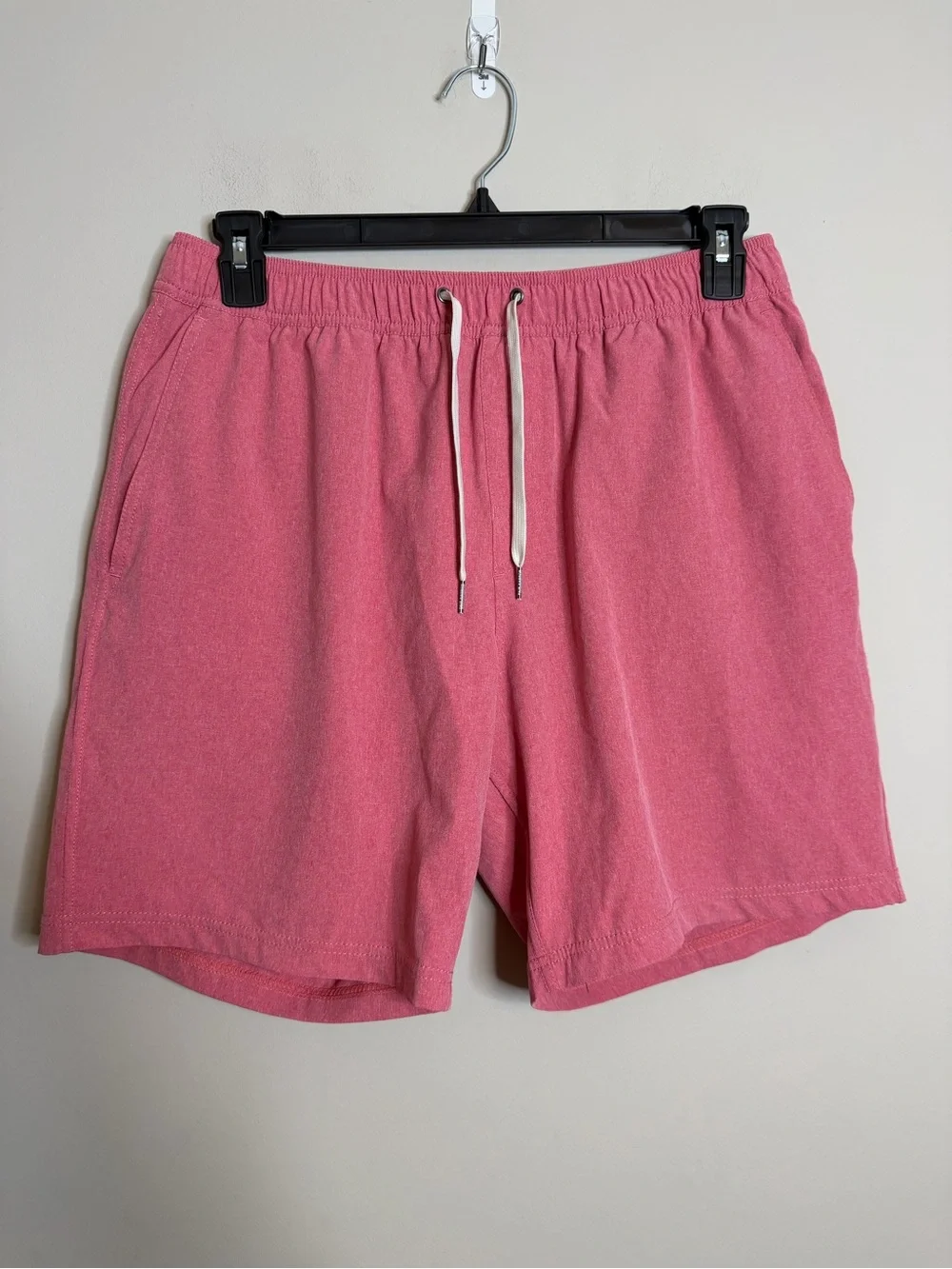 FAIR HARBOR One Short Lined Swim Trunks Red Amber Size Large